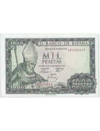 Espagne SPAIN 1000 PESETAS 19/11/1965 SUP 1F2533173