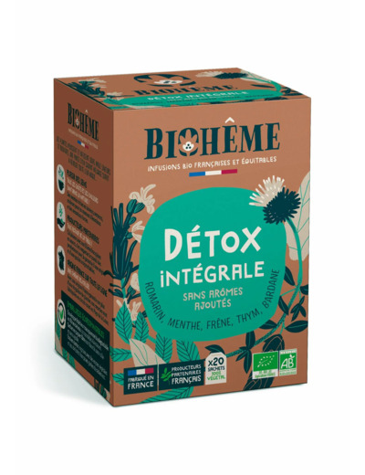 Tisane detox integrale 20x1,5g Biohême