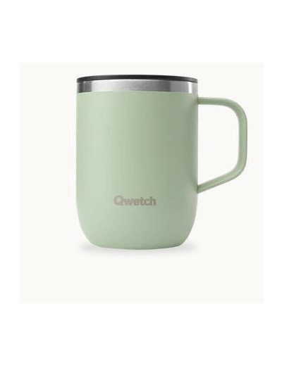 MUG ISOTHERME VERTE AVEC ANSE 35CL