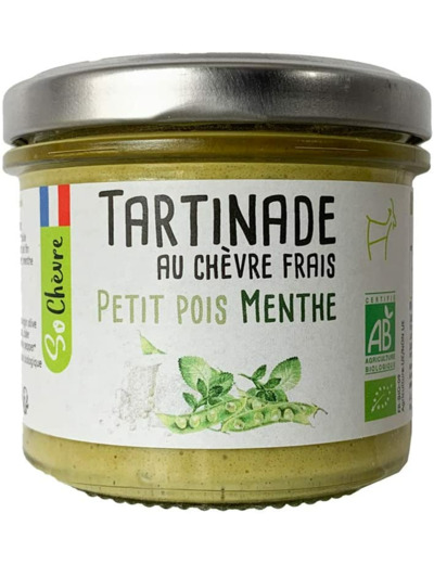Tartinade Chèvre Frais Petit Pois Menthe 90G