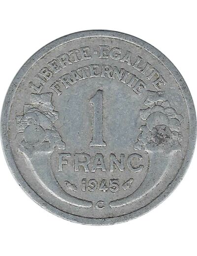 FRANCE 1 FRANC MORLON 1945 C TB