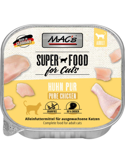 MAC'S Raffineur, Poulet pour chat - 100g