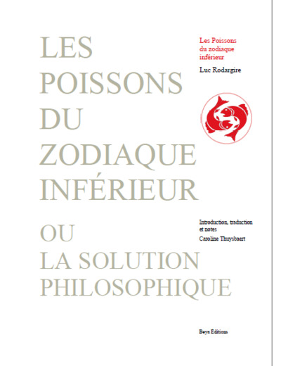 LES POISSONS DU ZODIAQUE INFERIEUR OU LA SOLUTION PHILOSOPHIQUE 21