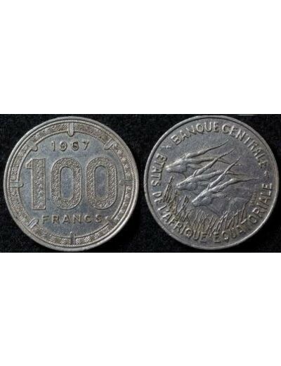 B.C.E.A.E 100 FRANCS 1967 TB+