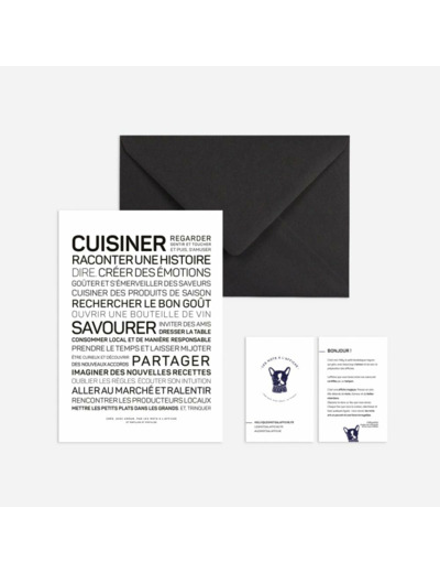 Carte Cuisiner