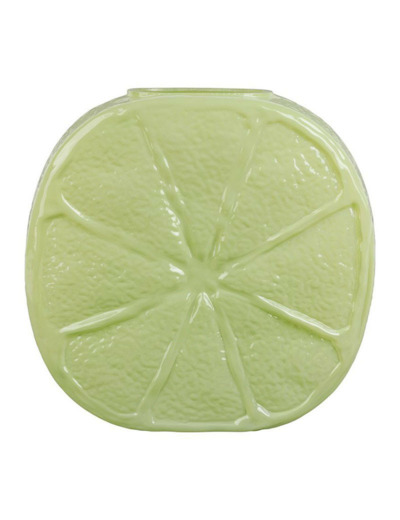 Vase Citron Vert Victoria en Verre 22x11x21cm