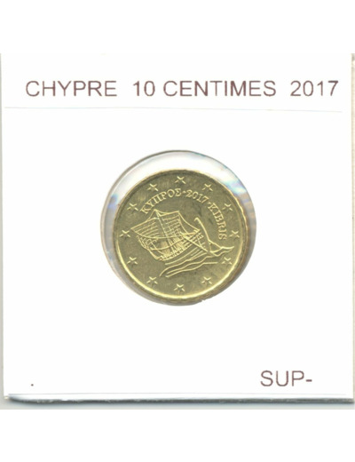 CHYPRE 2017 10 CENTIMES SUP-