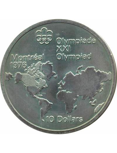 CANADA 10 DOLLARS 1973 XXI OLYMPIADE MONTREAL 1976 SUP-