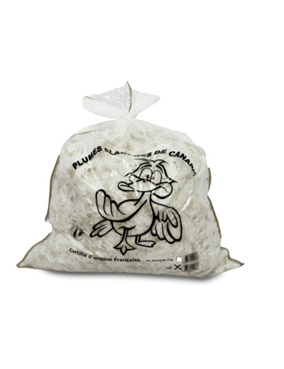 Plumes neuves de carnard 2kg TPLU2KG