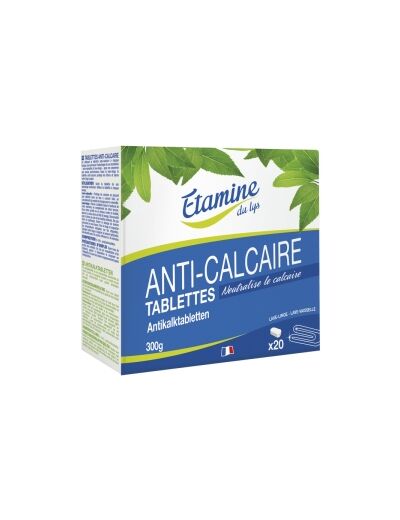 Tablettes anti calcaire 20 unités