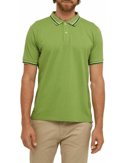 Geox Polo Homme Piqué coton green