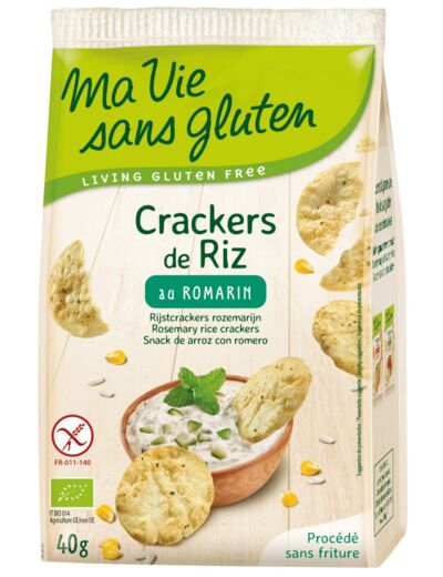 Crackers de Riz Bio au Romarin-40g-Ma vie sans gluten