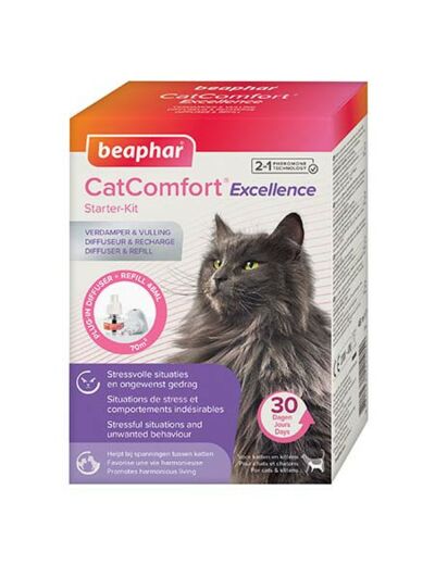 CatComfort® Excellence, diffuseur et recharge aux phéromones pour chat & chaton