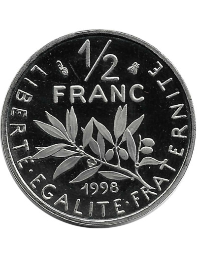 FRANCE 1/2 FRANC ROTY 1998 BE