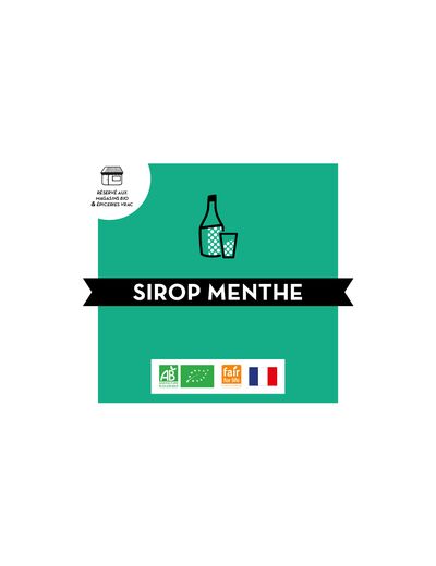 Sirop de Menthe - Jean Bouteille - Bio