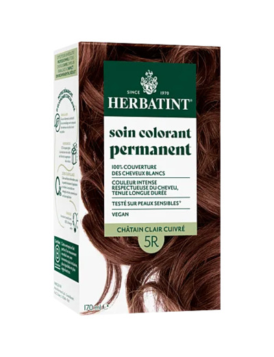 Coloration Chatain Clair Cuivré-5R-170ml-Herbatint