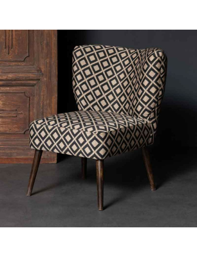 Fauteuil Pisco polyester 76x64x74cm