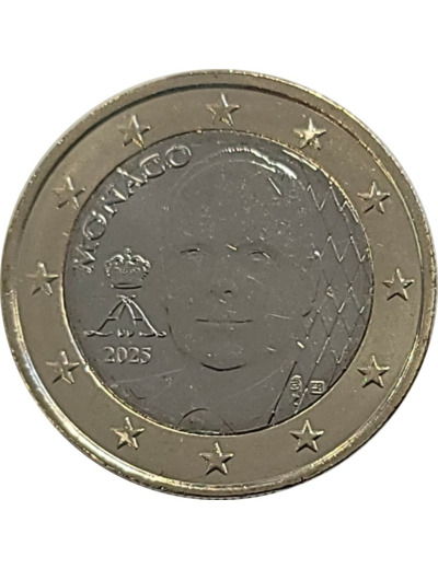 MONACO 1 EURO ALBERT II 2025 UNC