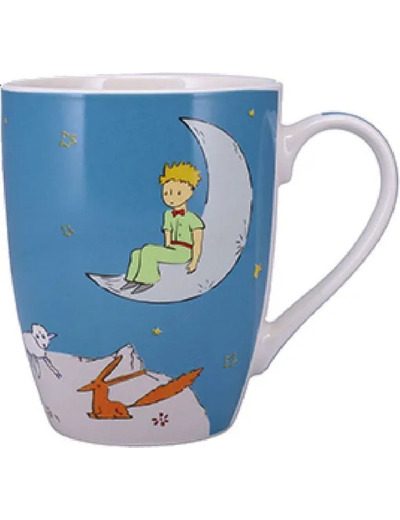 Mug Petit Prince - Motif Le Petit Prince Assis sur son croiissant de lune - 340 ml