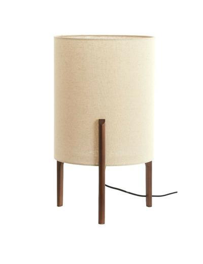 Lampe à poser LITTO toile naturel 35x58cm