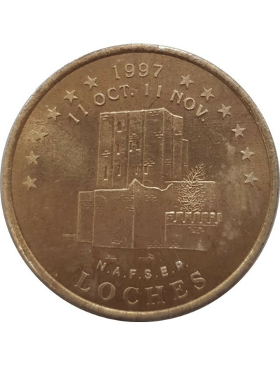 1 EURO DE TOURS ET DE TOURAINE LOCHES DU 11 OCT. 11 NOV. 1997 SUP-