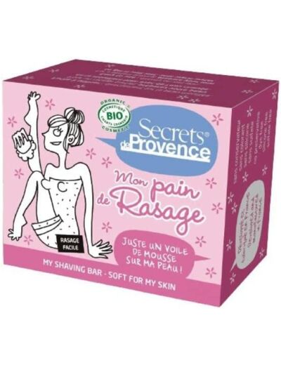 Pain de rasage femme 90g Secrets de Provence