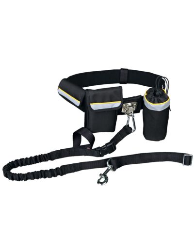 Ceinture ventrale avec laisse - moyen & grand chien