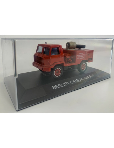 BERLIET CAMIVA 4X4 POMPIER SERVICE DEPARTEMENTAL D'INCENDIE ET DE SECOURS 1/50