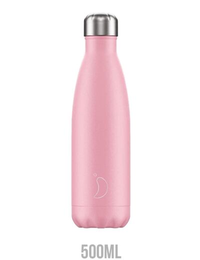 Bouteille Chilly’s - ROSE PASTEL - 500ml - isotherme