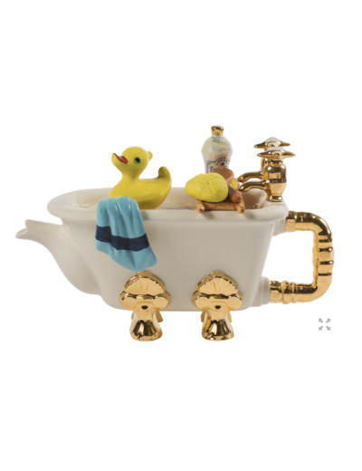 Théière excentrique anglaise baignoire