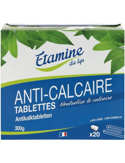 Anti-calcaire tablette (20) 300g Etamine du lys