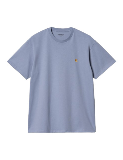 Tee Shirt CARHARTT WIP Chase Charm Blue