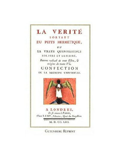 La vérité sortant du puits hermétique