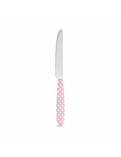 Couteau rose pastel à pois - Isabelle Rose .