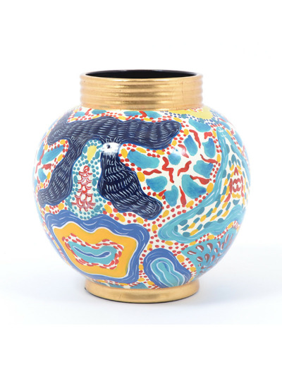 Vase Indrani céramique 25x26x25cm