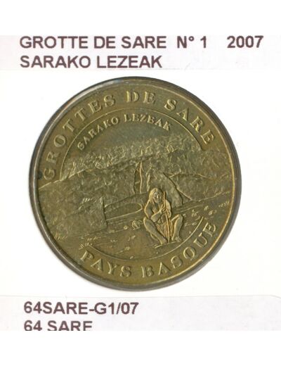 64 SARE GROTTE DE SARE N1 SARAKO LEZEAK 2007 SUP-