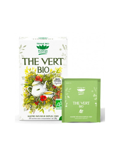 Tisane Thé vert bio 20 sachets