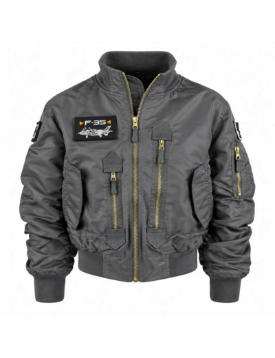 Blouson aviateur enfant F-35 – Veste pilote US Air Force Fostex