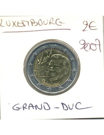 Luxembourg 2007 2 EURO COMMEMORATIVE GRAND DUC SUP-