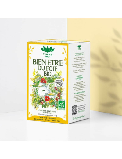 TISANE BIEN-ÊTRE DU FOIE 20X1,6G Romon Nature