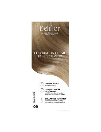 Coloration Crème pour Cheveux 09 Blond Miel