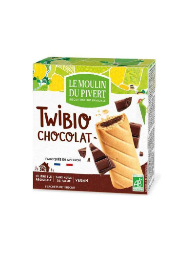 Twibio Fourrés au Chocolat 150g