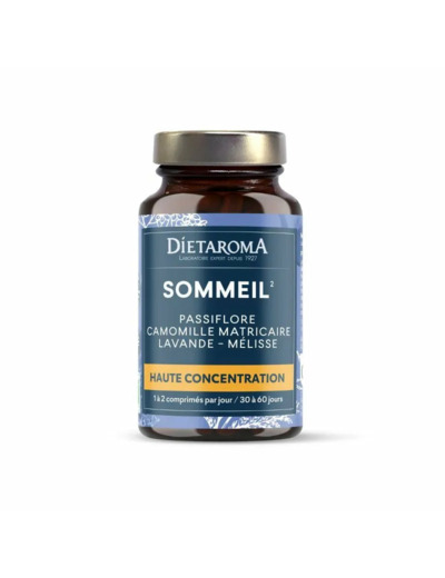 Sommeil haute concentration bio-60 comprimés-Dietaroma