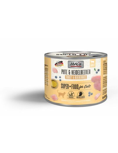 Pâtée Dinde / Myrtilles (sans céréales) - 2 formats