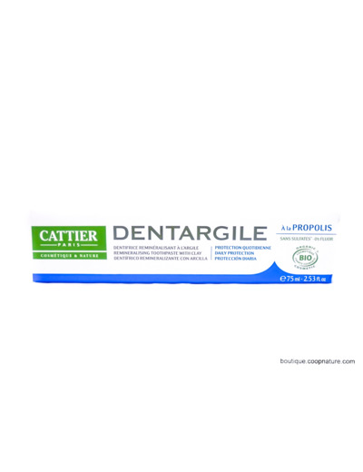 Dentifrice Dentargile à la Propolis Ecocert 75ml