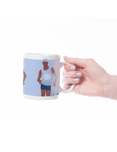 Tasse athlétisme "Marche homme" à personnaliser