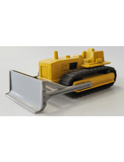 BULLDOZER JAUNE MAJORETTE 287 LONGUEUR 7,5CM SANS BOITE