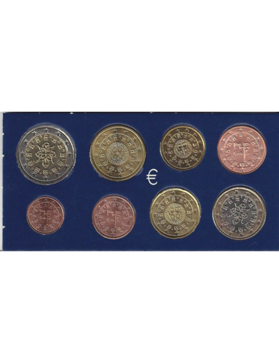 Portugal 2002 SERIE 8 MONNAIES SUP