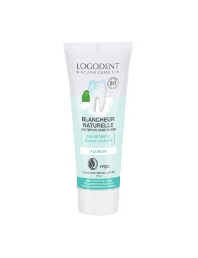 Dentifrice Blancheur naturelle Menthe et Silice 75ml