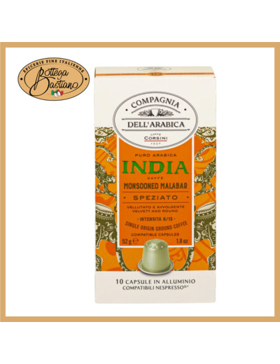 Café India 100% Arabica 10 Capsules 52G